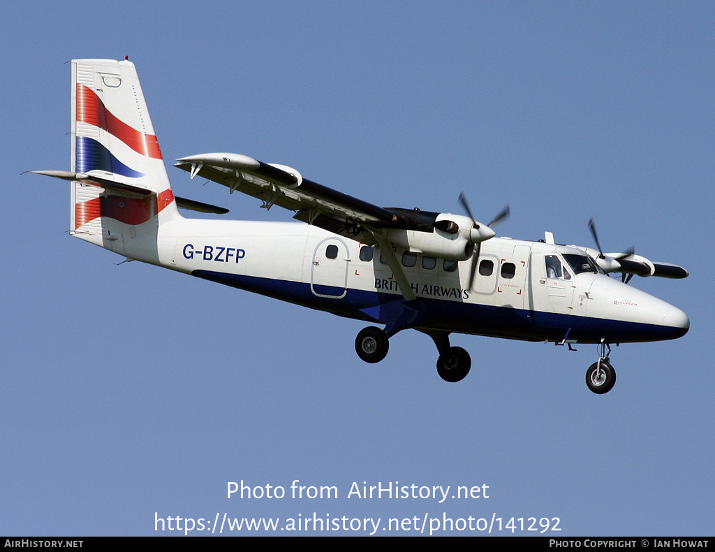 Aircraft Photo of G-BZFP | De Havilland Canada DHC-6-300 Twin Otter | British Airways | AirHistory.net #141292