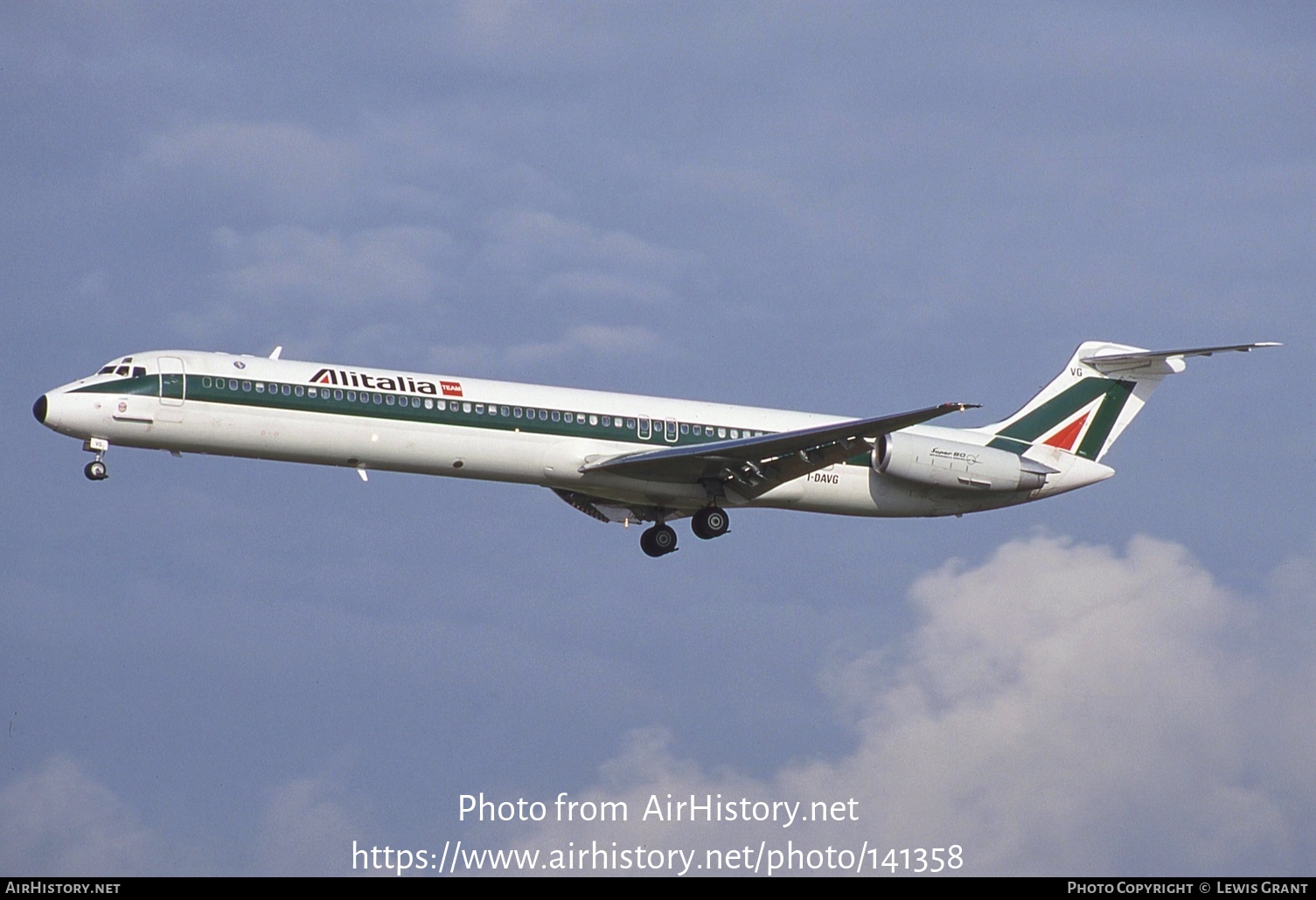 Aircraft Photo of I-DAVG | McDonnell Douglas MD-82 (DC-9-82) | Alitalia | AirHistory.net #141358