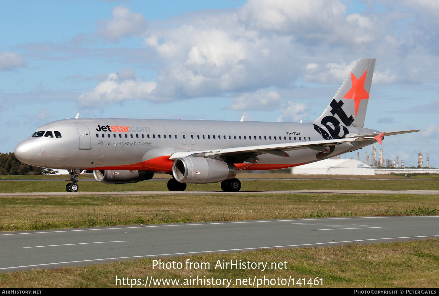 Aircraft Photo of VH-VQU | Airbus A320-232 | Jetstar Airways | AirHistory.net #141461