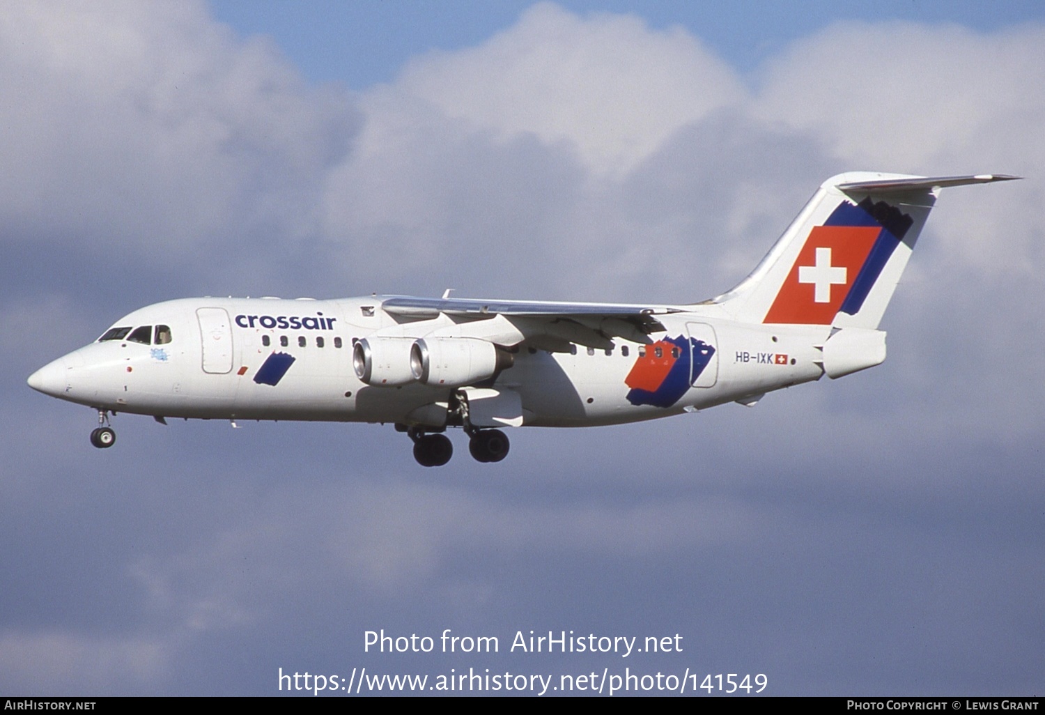 Aircraft Photo of HB-IXK | British Aerospace Avro 146-RJ85 | Crossair | AirHistory.net #141549