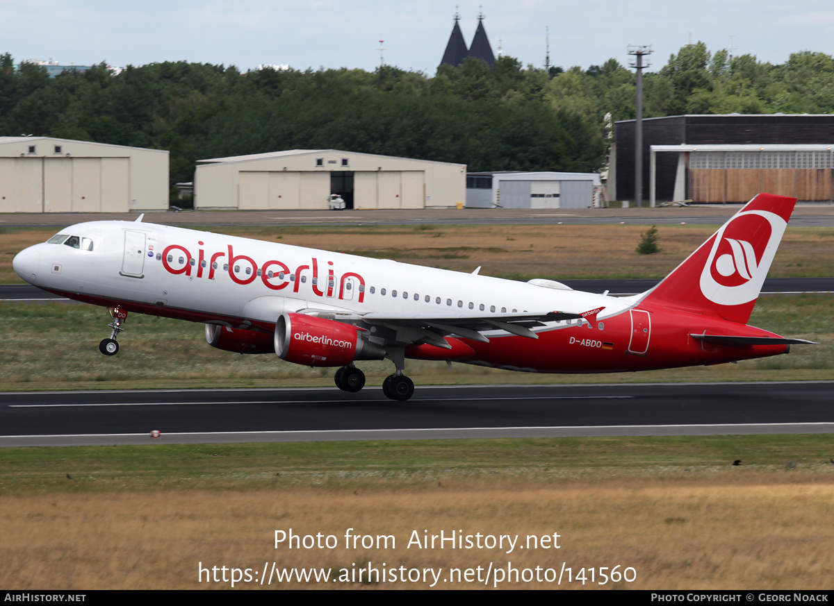 Aircraft Photo of D-ABDO | Airbus A320-214 | Air Berlin | AirHistory.net #141560