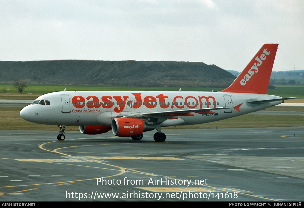 Aircraft Photo of G-EZAA | Airbus A319-111 | EasyJet | AirHistory.net #141618