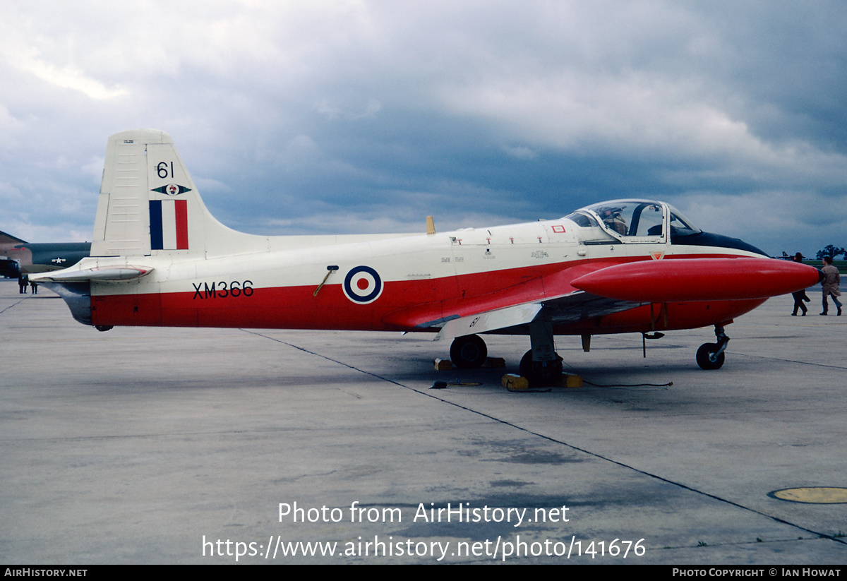 Aircraft Photo of XM366 | Hunting P.84 Jet Provost T3A | UK - Air Force | AirHistory.net #141676