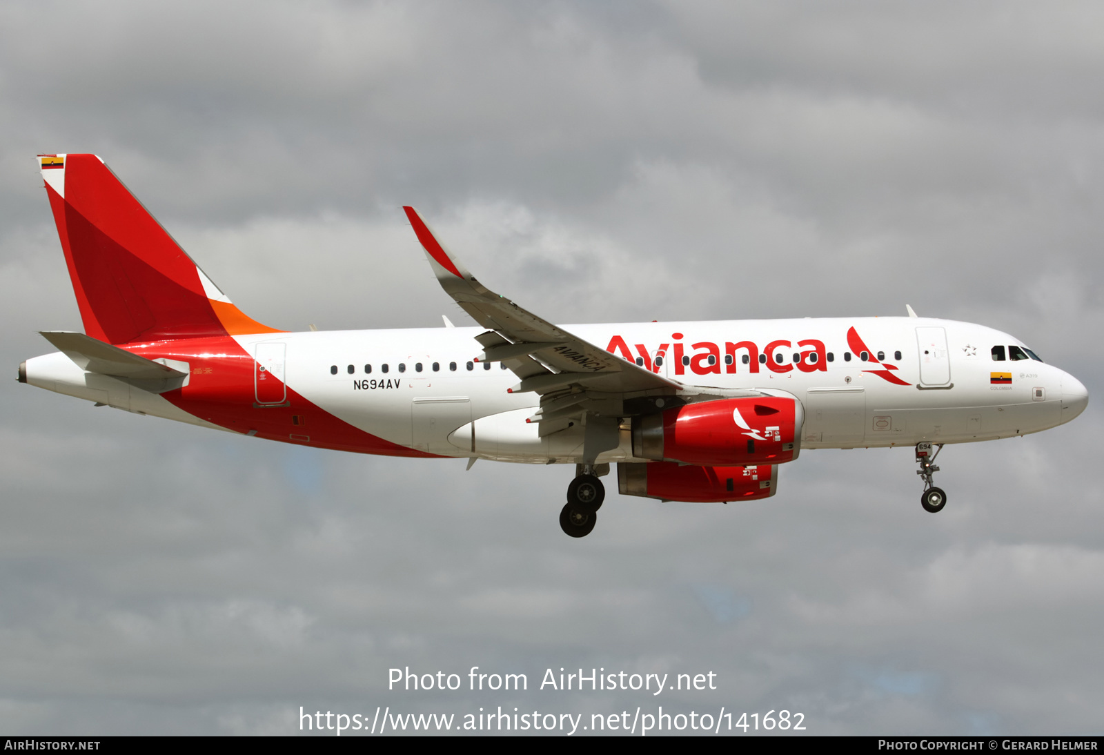 Aircraft Photo of N694AV | Airbus A319-132 | Avianca | AirHistory.net #141682