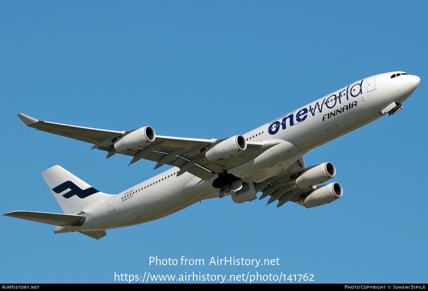 Aircraft Photo of OH-LQE | Airbus A340-313E | Finnair | AirHistory.net #141762