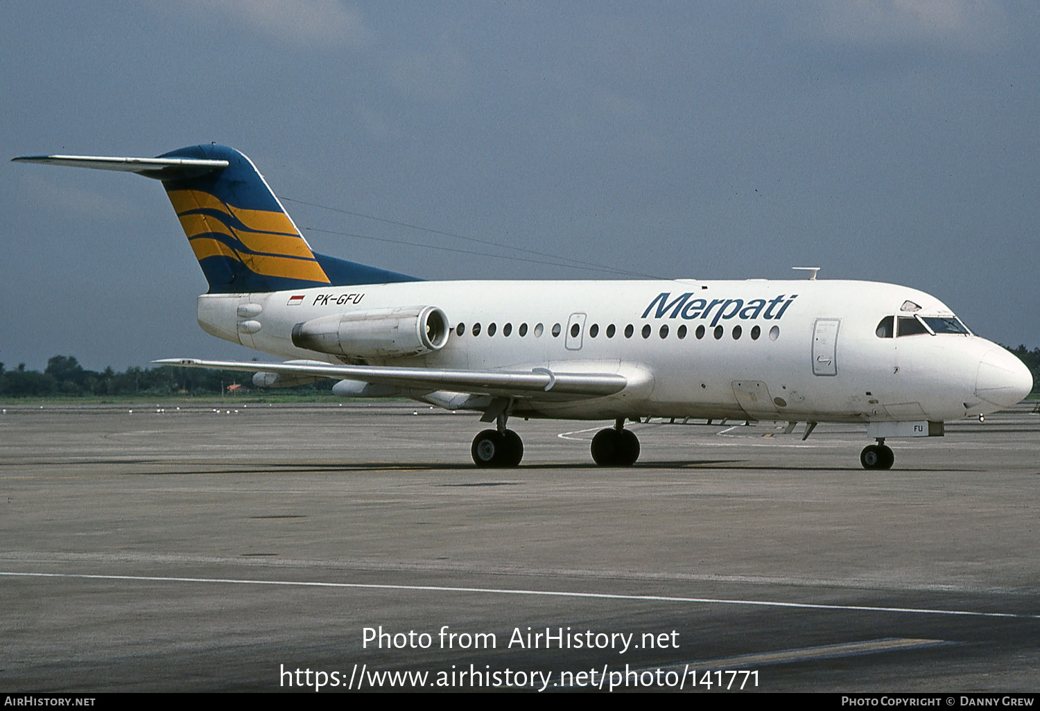 Aircraft Photo of PK-GFU | Fokker F28-3000 Fellowship | Merpati Nusantara Airlines | AirHistory.net #141771