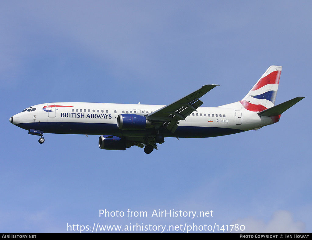 Aircraft Photo of G-DOCU | Boeing 737-436 | British Airways | AirHistory.net #141780