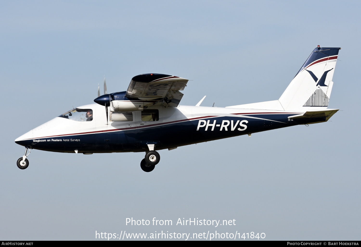 Aircraft Photo of PH-RVS | Partenavia P-68 | Slagboom en Peeters Aerial Surveys | AirHistory.net #141840