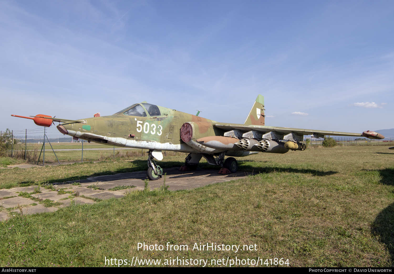 Aircraft Photo of 5033 | Sukhoi Su-25K | Slovakia - Air Force | AirHistory.net #141864