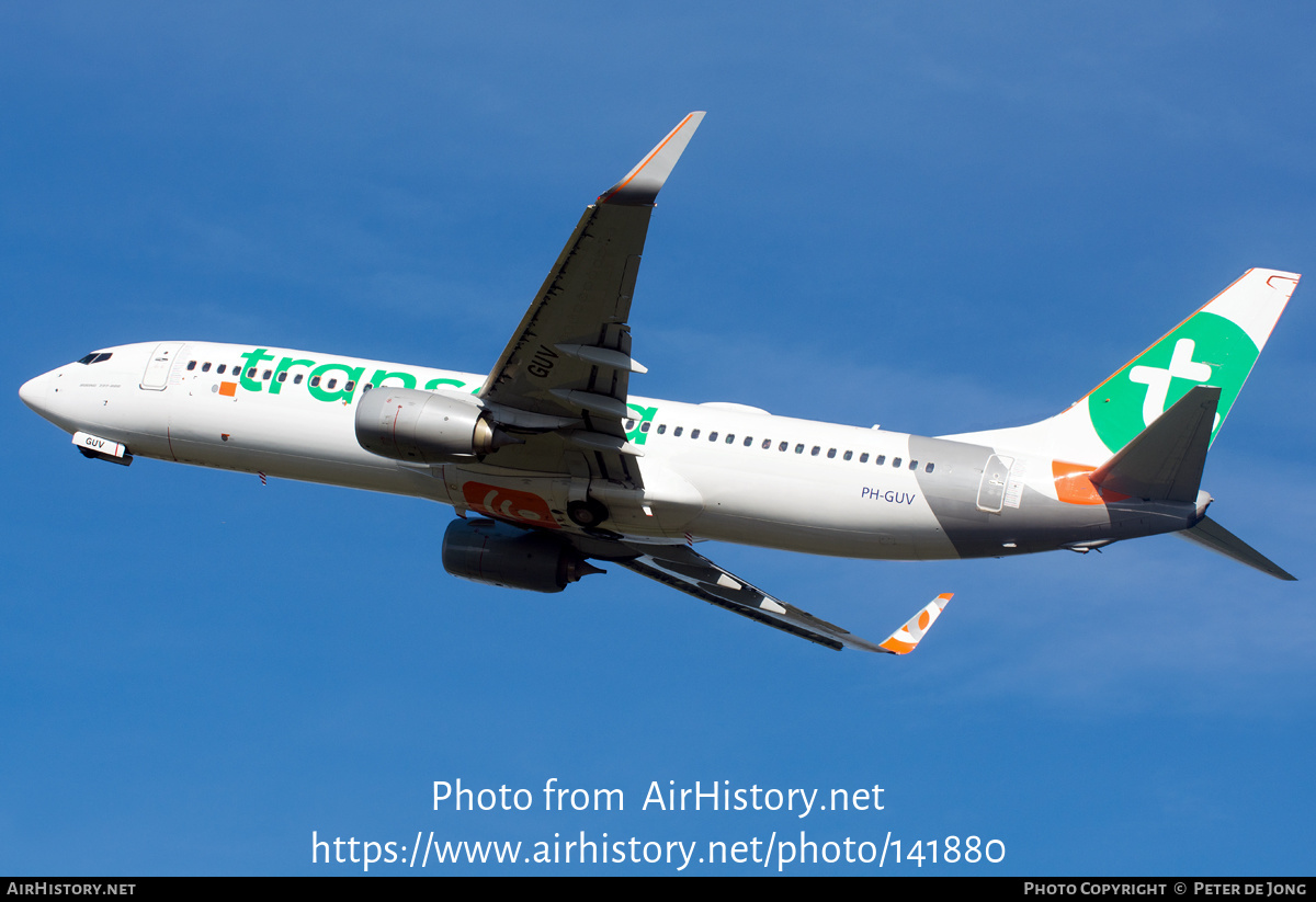 Aircraft Photo of PH-GUV | Boeing 737-8EH | Transavia | AirHistory.net #141880