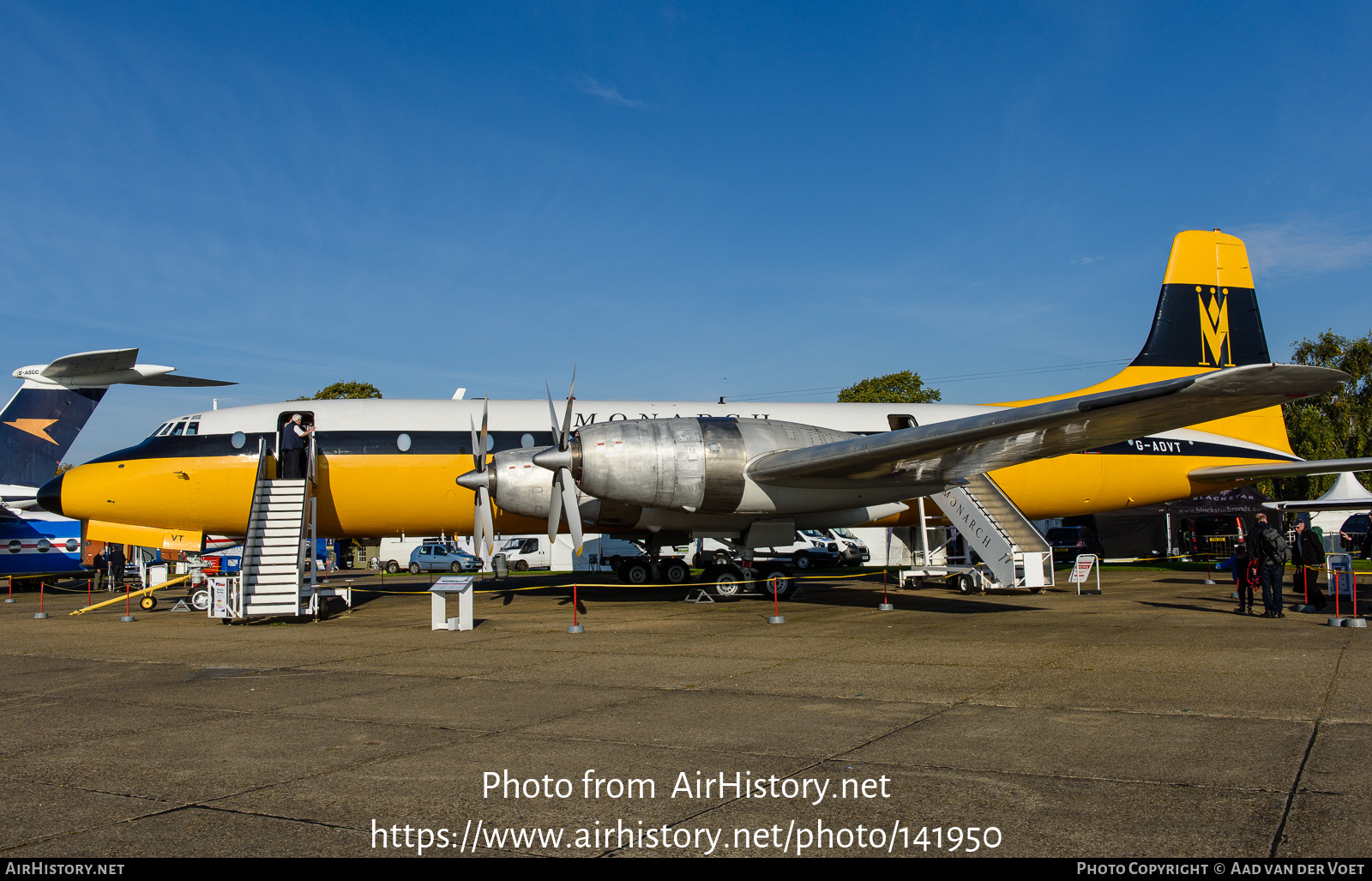 Aircraft Photo of G-AOVT | Bristol 175 Britannia 312 | Monarch Airlines | AirHistory.net #141950