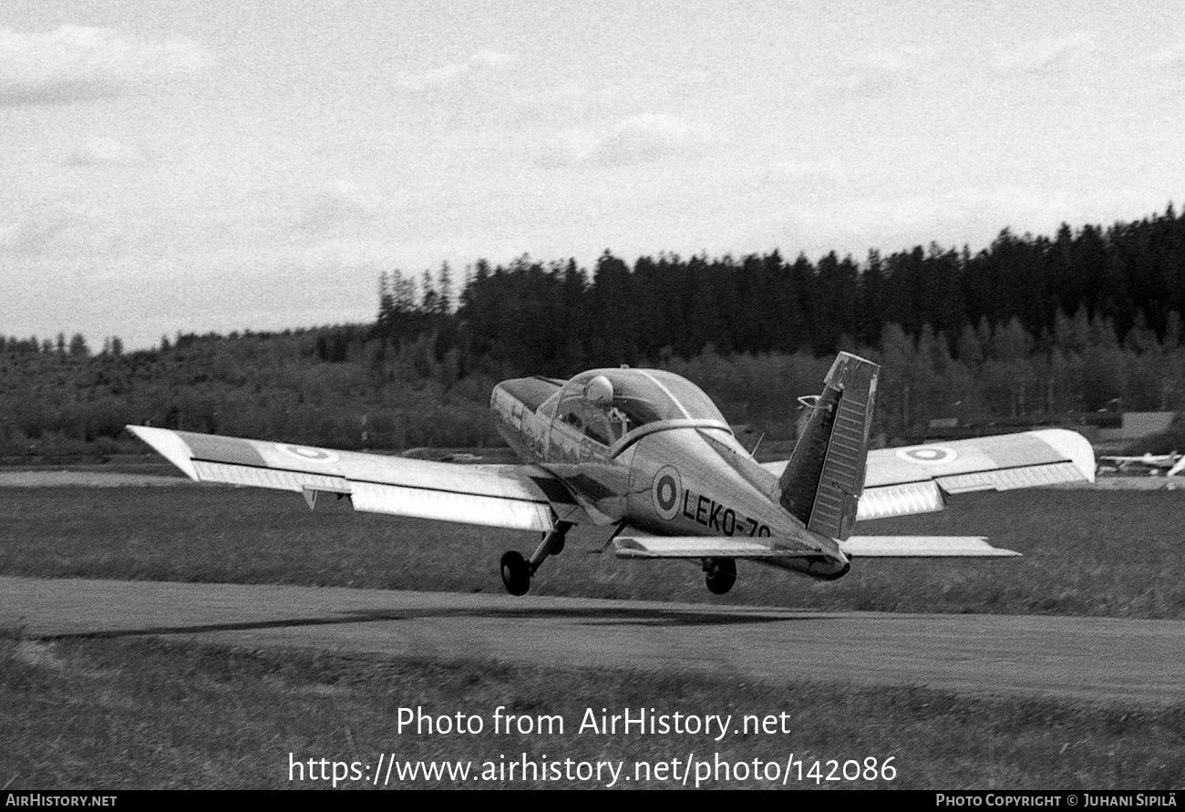 Aircraft Photo of LEKO-70 | Valmet L-70 Vinka | Finland - Air Force | AirHistory.net #142086