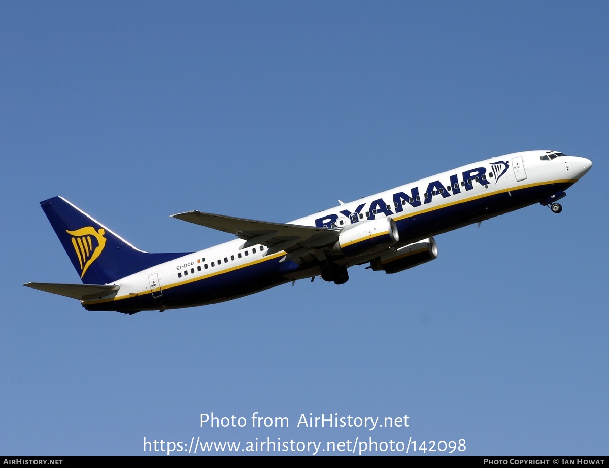 Aircraft Photo of EI-DCO | Boeing 737-8AS | Ryanair | AirHistory.net #142098