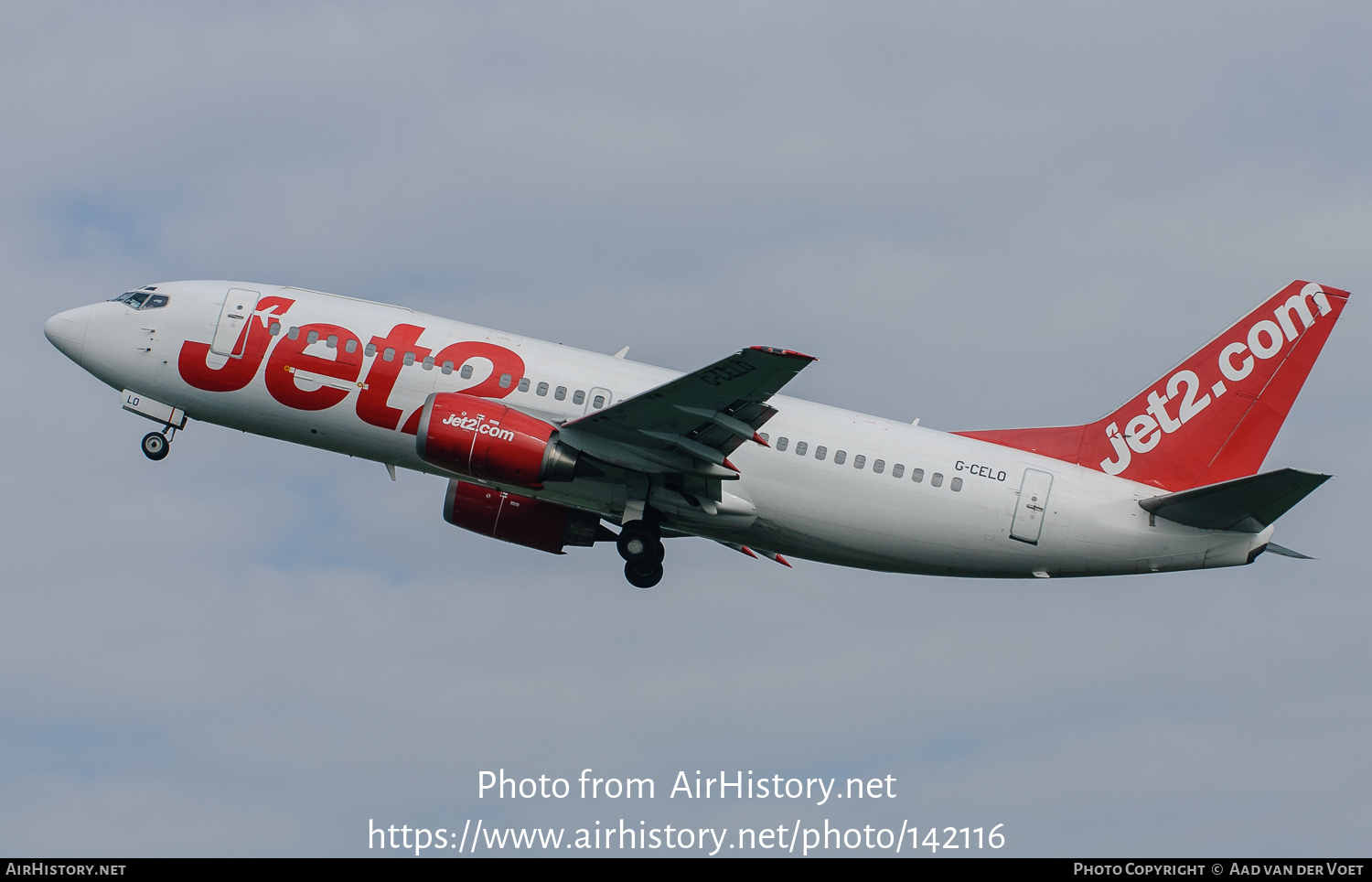 Aircraft Photo of G-CELO | Boeing 737-33A(QC) | Jet2 | AirHistory.net #142116