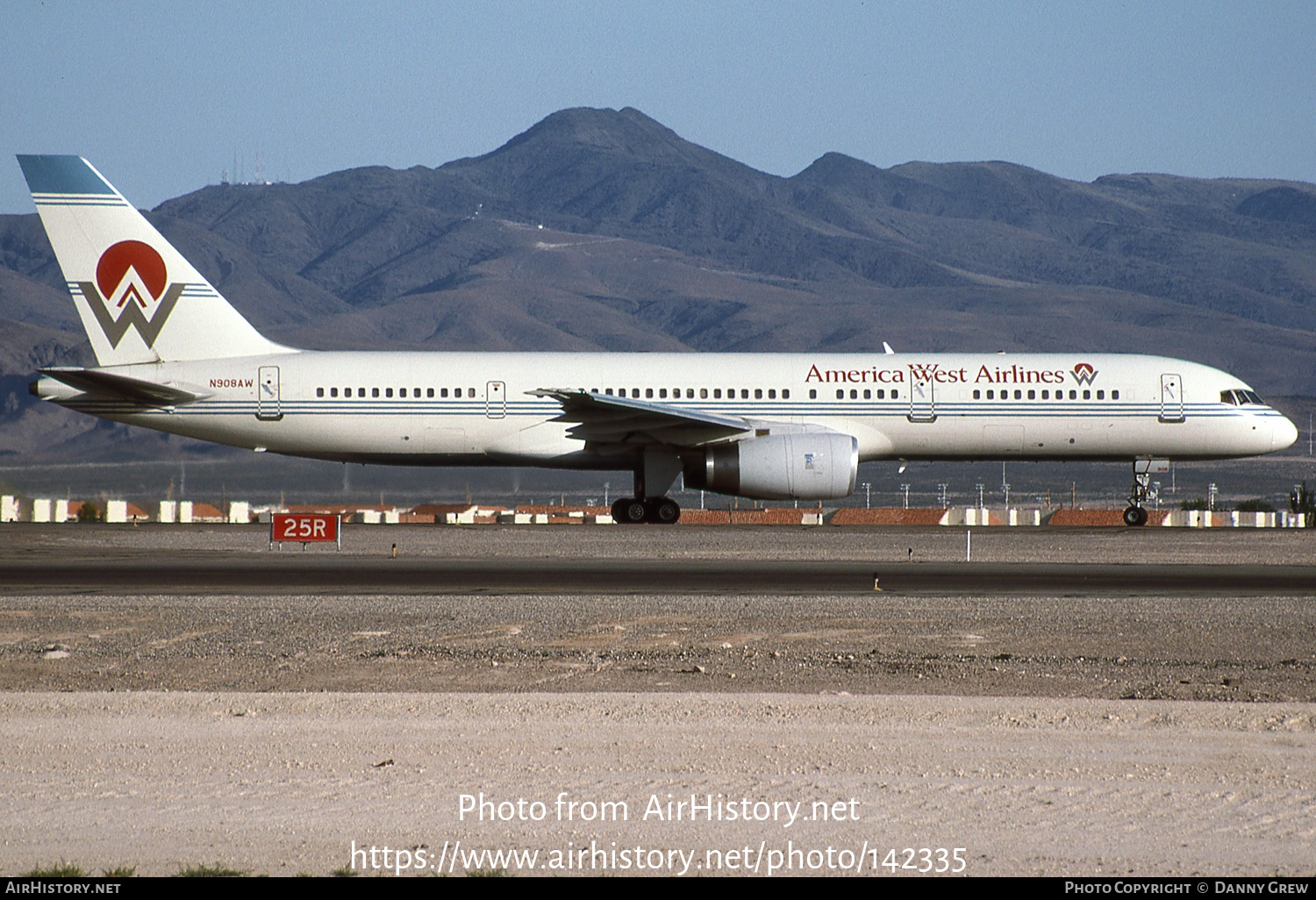 Aircraft Photo of N908AW | Boeing 757-2G7 | America West Airlines | AirHistory.net #142335