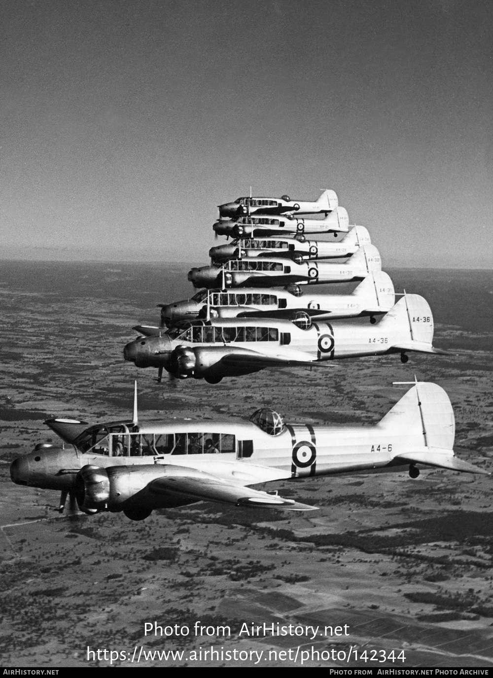 Aircraft Photo of A4-6 | Avro 652A Anson I | Australia - Air Force | AirHistory.net #142344