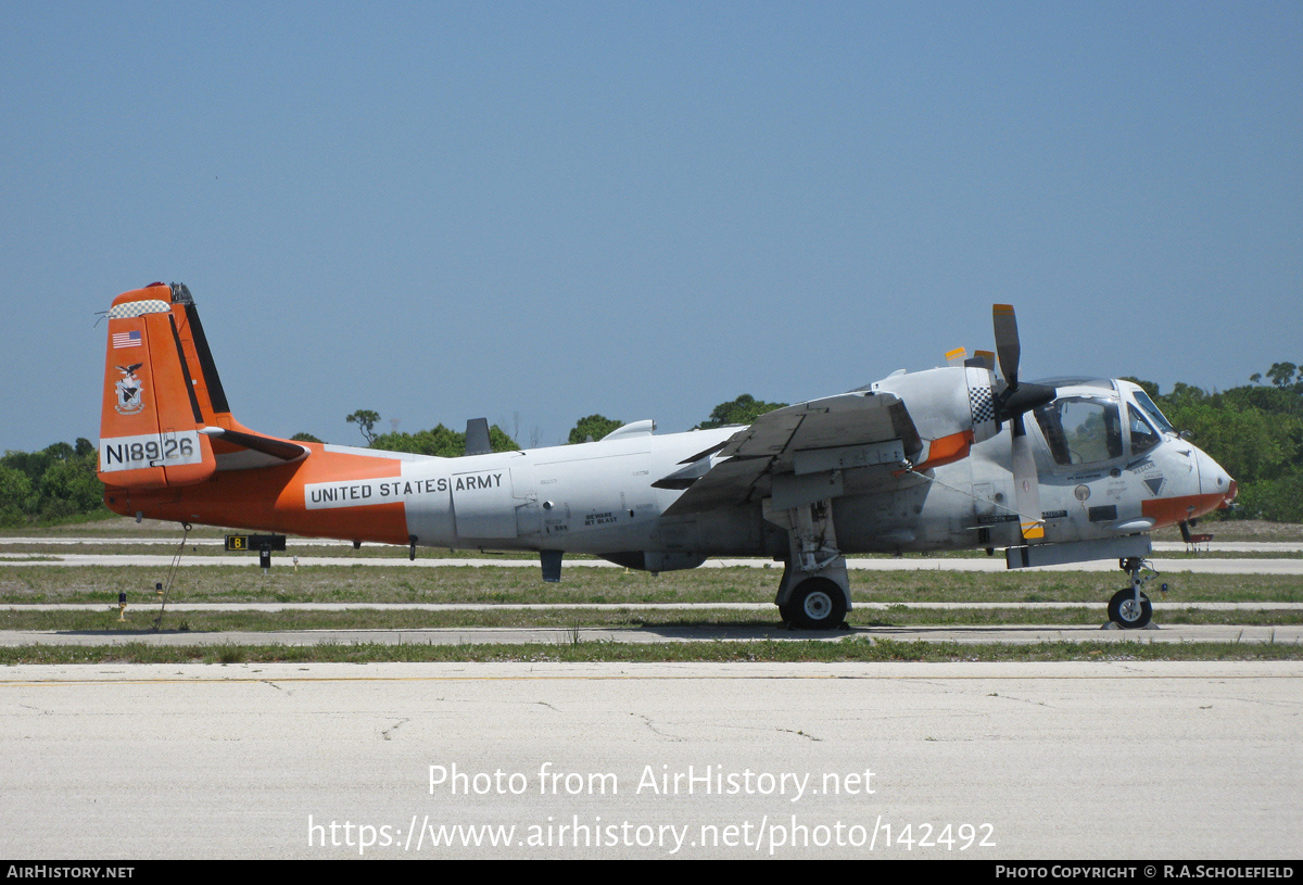 Aircraft Photo of N18926 | Grumman OV-1C Mohawk | USA - Army | AirHistory.net #142492