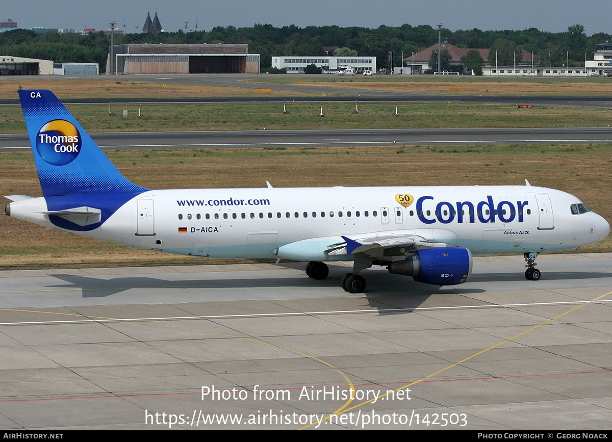 Aircraft Photo of D-AICA | Airbus A320-212 | Condor Berlin | AirHistory.net #142503