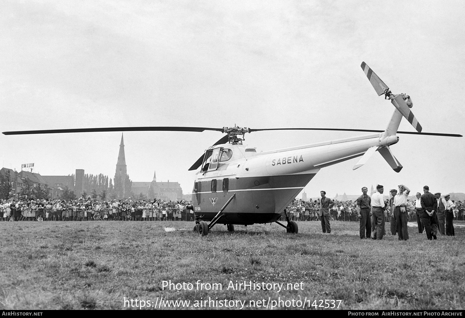 Aircraft Photo of OO-SHA | Sikorsky S-55 | Sabena | AirHistory.net #142537