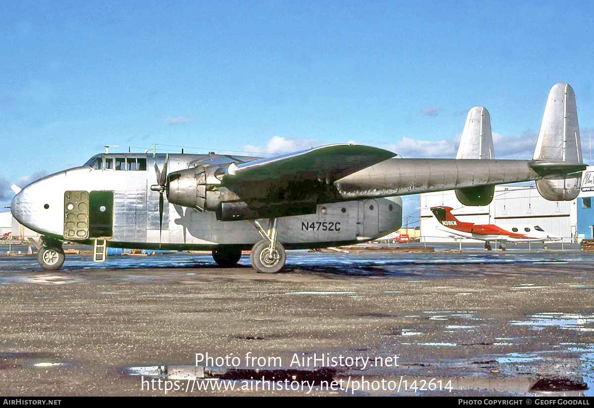 Aircraft Photo of N4752C | Fairchild C-82A Packet | AirHistory.net #142614