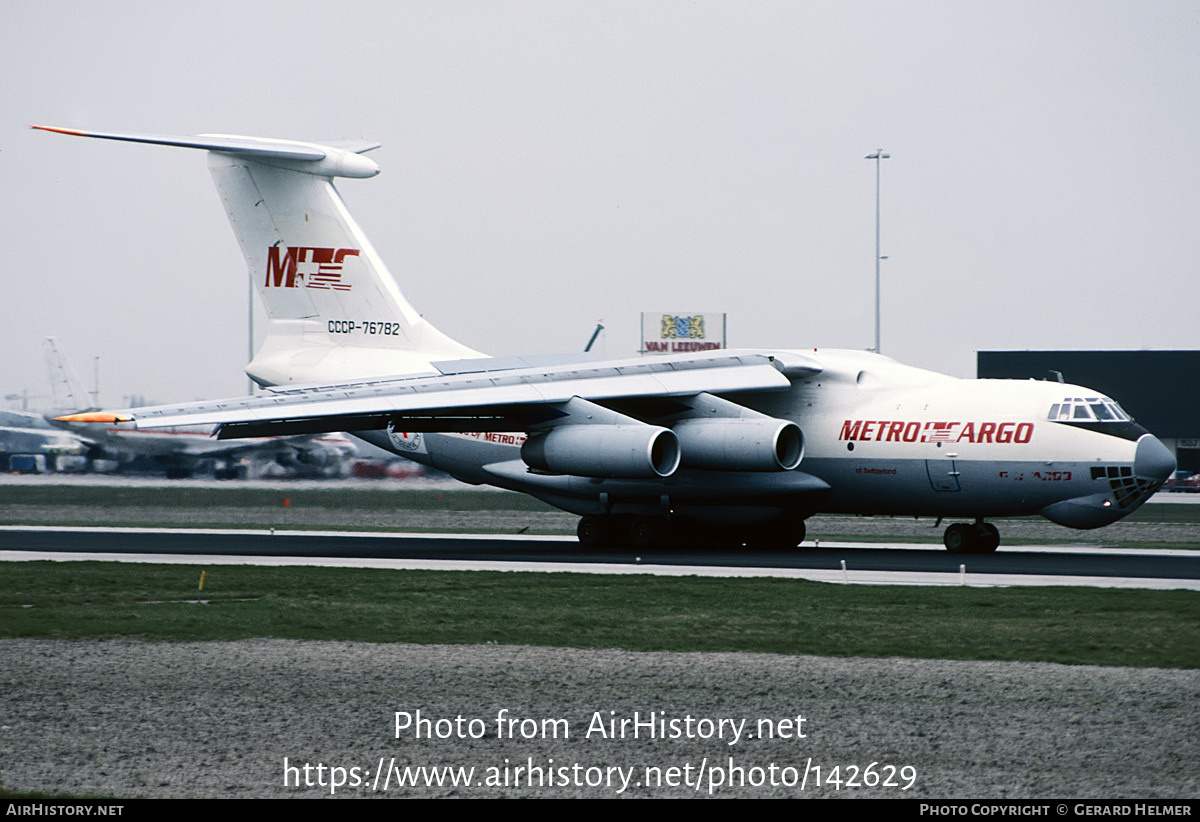 Aircraft Photo of CCCP-76782 | Ilyushin Il-76TD | Metro Cargo | AirHistory.net #142629