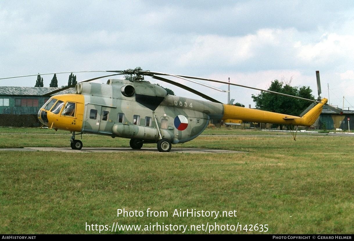 Aircraft Photo of 0834 | Mil Mi-8PS-11 | Czechoslovakia - Air Force | AirHistory.net #142635