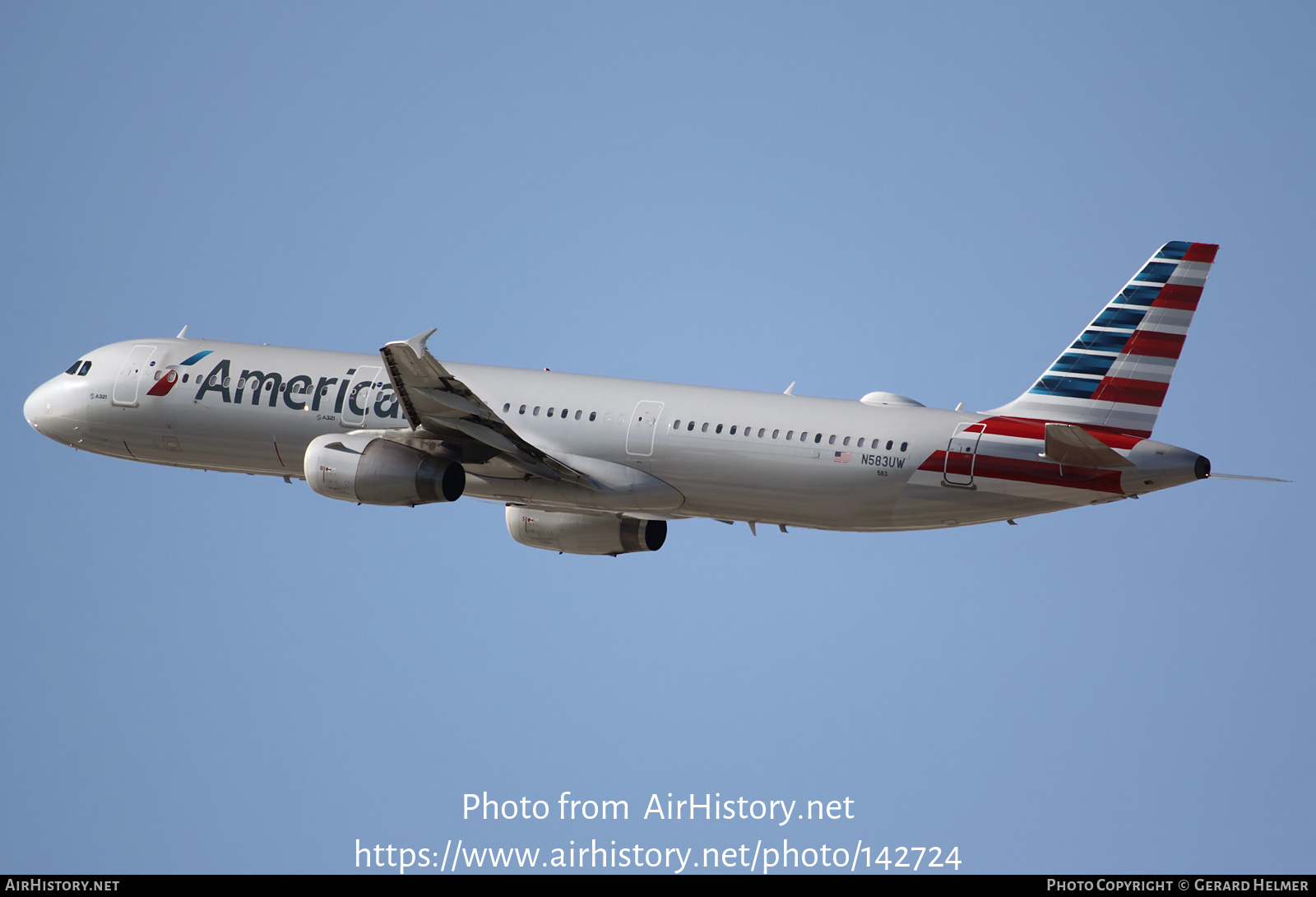 Aircraft Photo of N583UW | Airbus A321-231 | American Airlines | AirHistory.net #142724