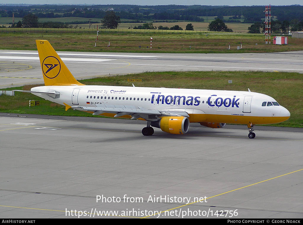 Aircraft Photo of D-AICA | Airbus A320-212 | Thomas Cook Airlines | AirHistory.net #142756