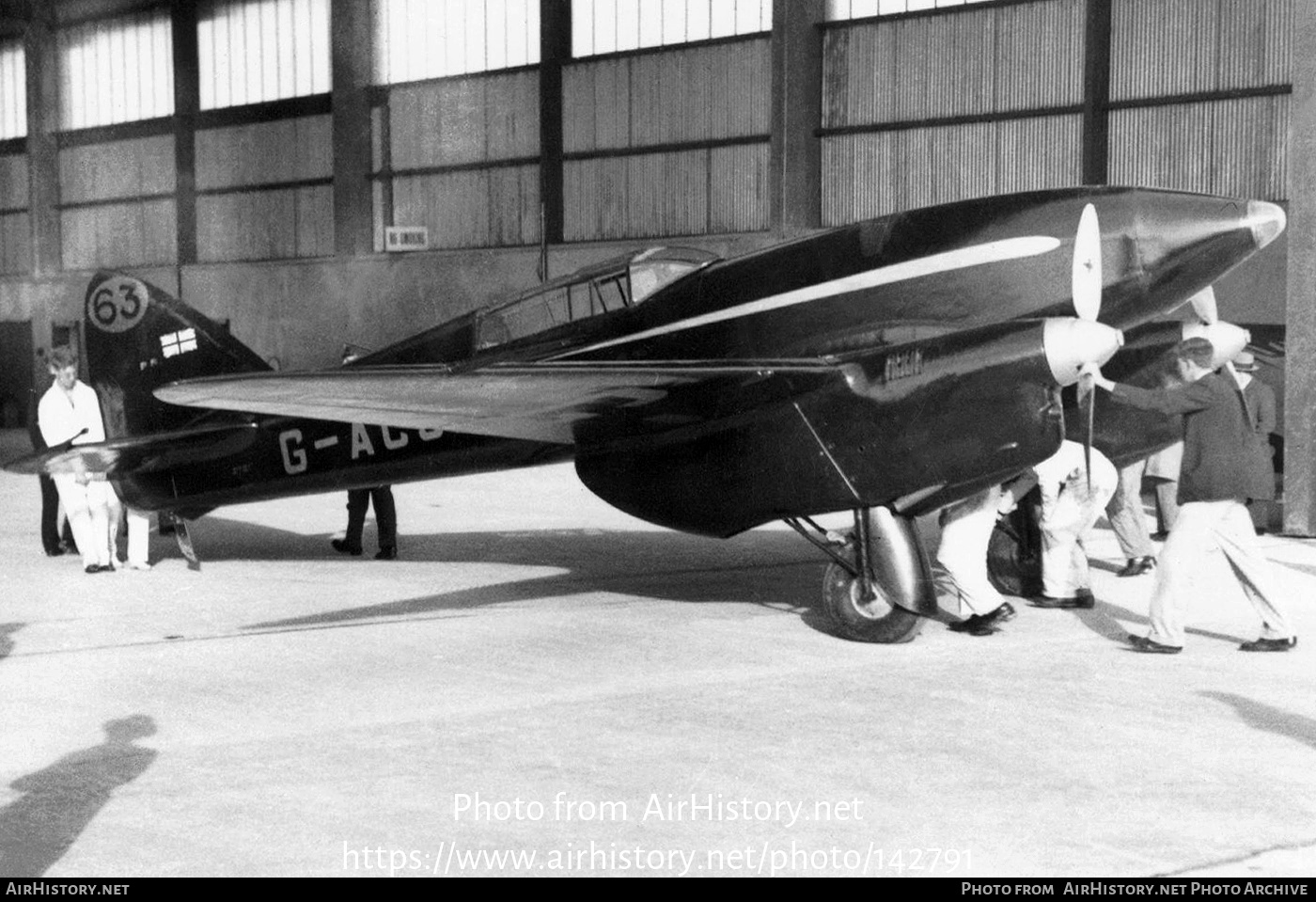 Aircraft Photo of G-ACSP | De Havilland D.H. 88 Comet | AirHistory.net #142791