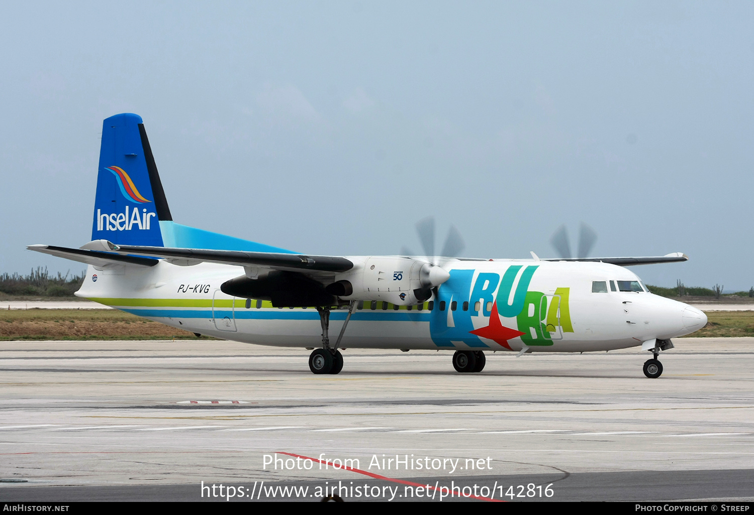 Aircraft Photo of PJ-KVG | Fokker 50 | Insel Air | AirHistory.net #142816