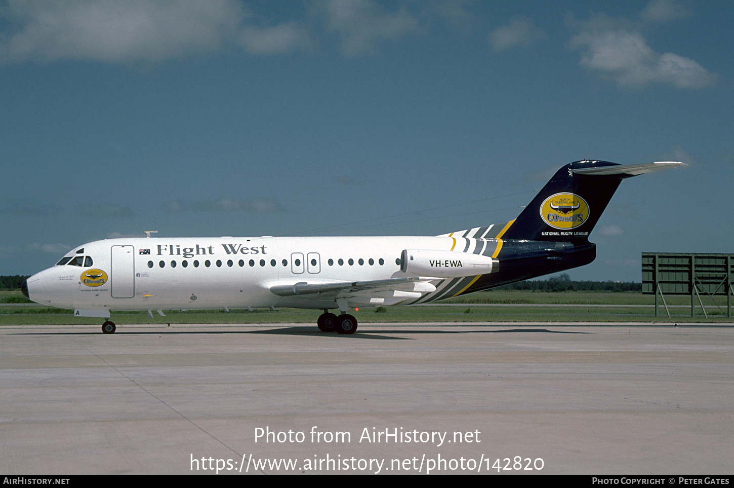 Aircraft Photo of VH-EWA | Fokker F28-4000 Fellowship | Flight West Airlines | AirHistory.net #142820