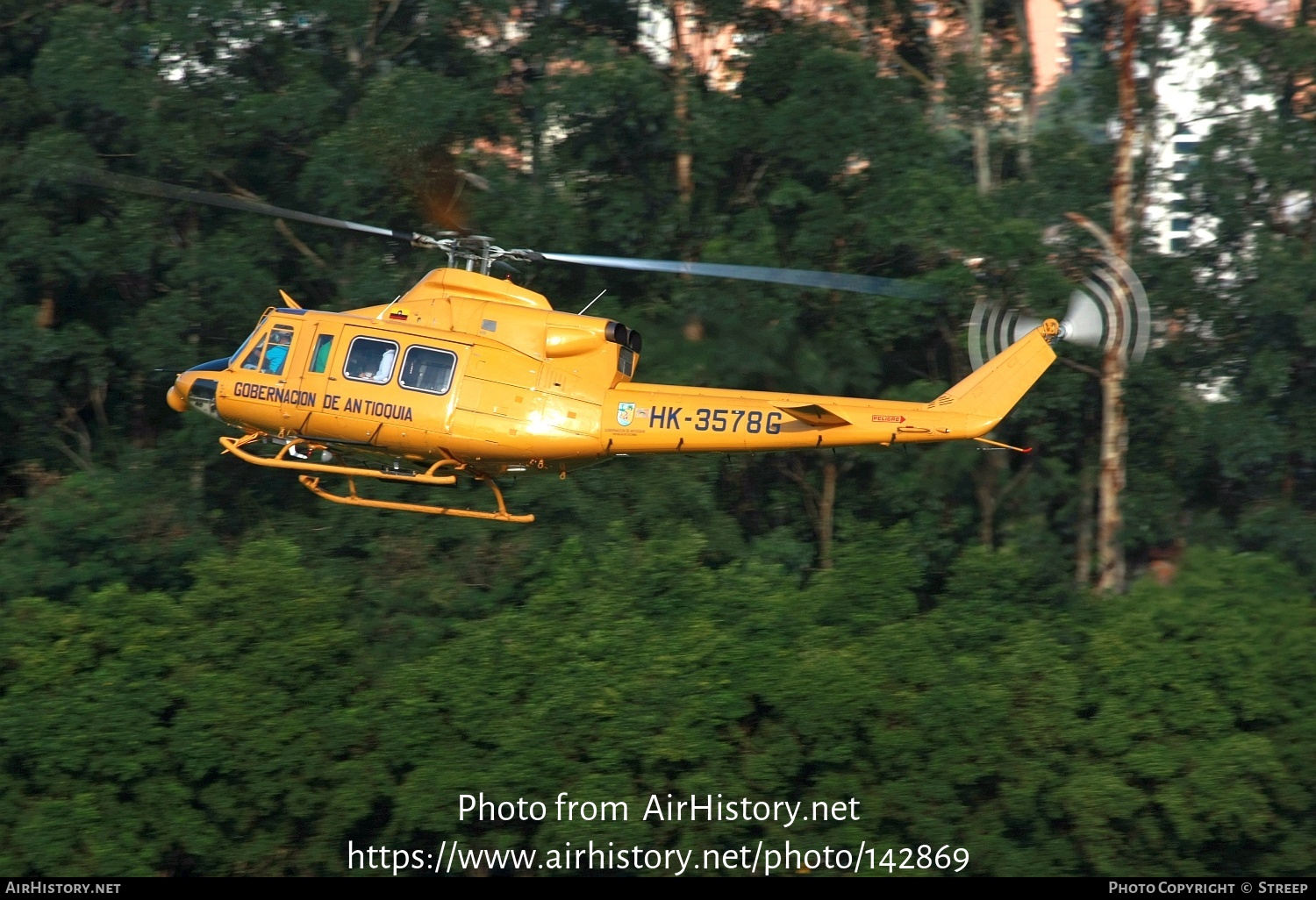 Aircraft Photo of HK-3578-G | Bell 412HP | Gobernación de Antioquia | AirHistory.net #142869