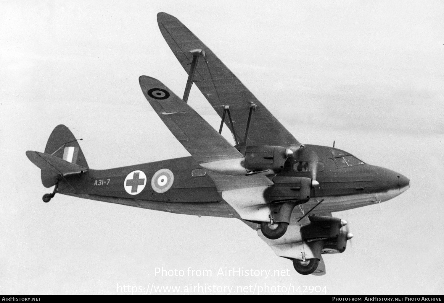 Aircraft Photo of A31-7 | De Havilland D.H. 86A Express | Australia - Air Force | AirHistory.net #142904