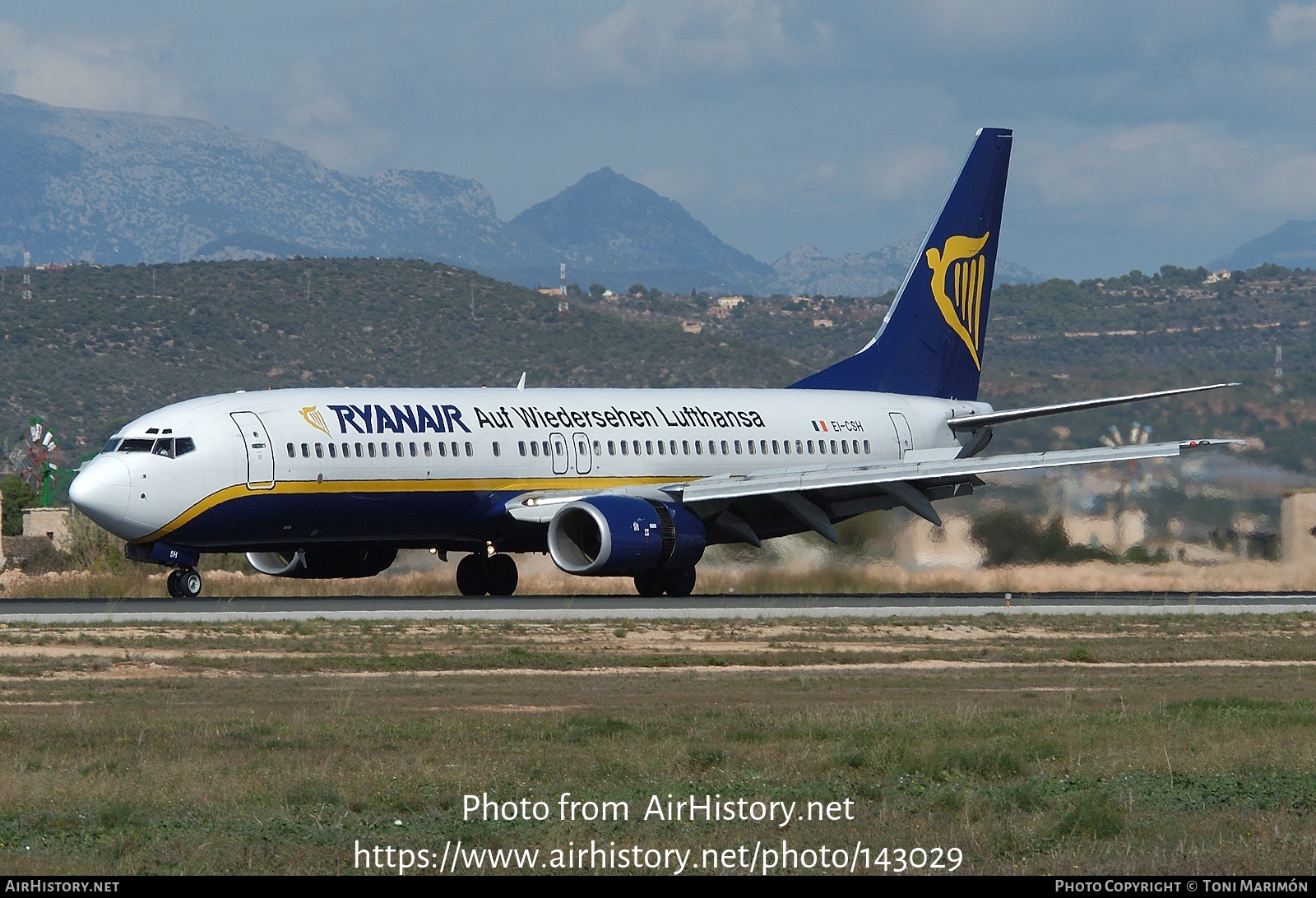 Aircraft Photo of EI-CSH | Boeing 737-8AS | Ryanair | AirHistory.net #143029