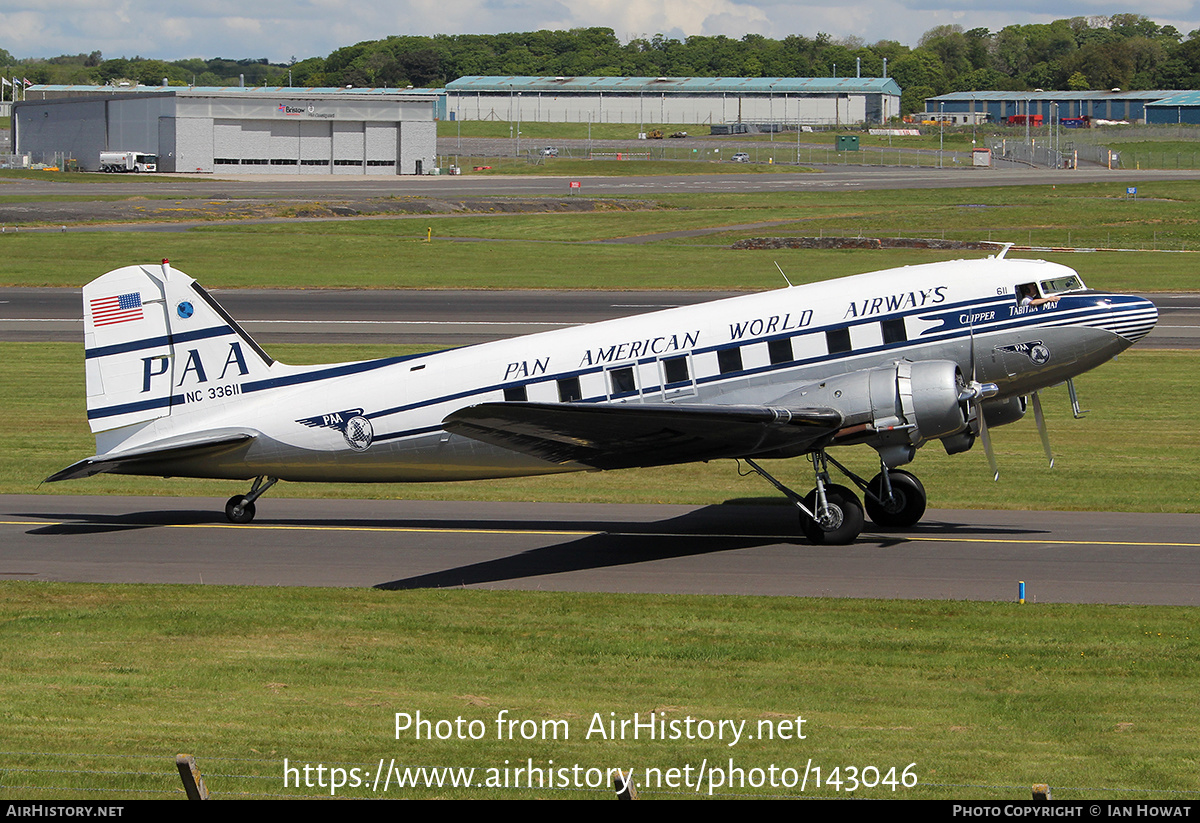 Aircraft Photo of N33611 / NC33611 | Douglas DC-3(C) | Pan American World Airways - PAA | AirHistory.net #143046