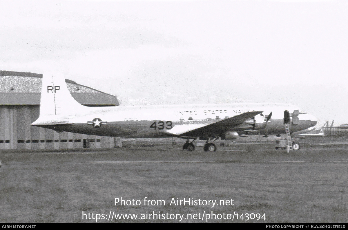 Aircraft Photo of 128433 | Douglas VC-118B Liftmaster | USA - Navy | AirHistory.net #143094