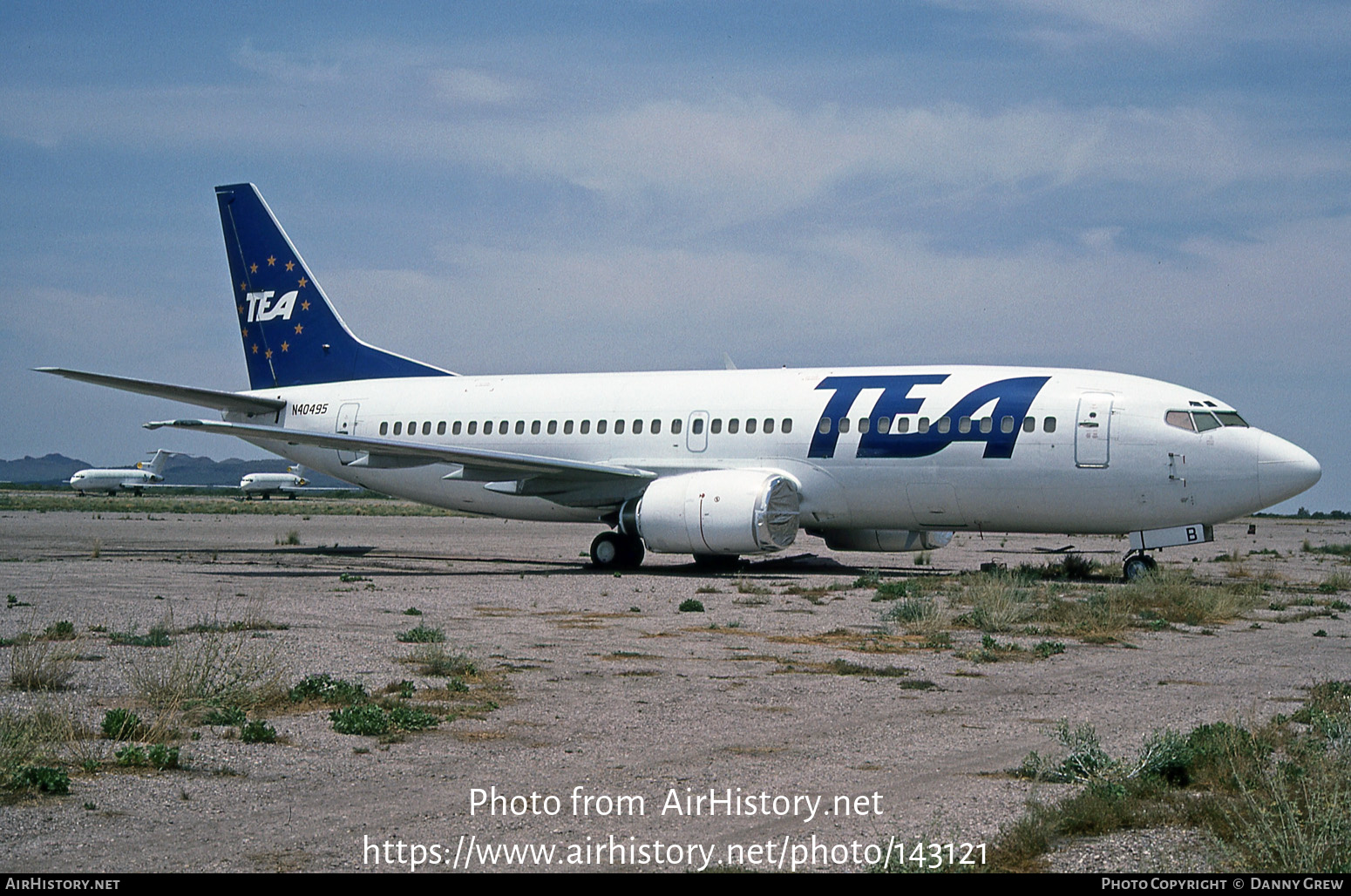 Aircraft Photo of N40495 | Boeing 737-3M8 | TEA - Trans European Airways | AirHistory.net #143121