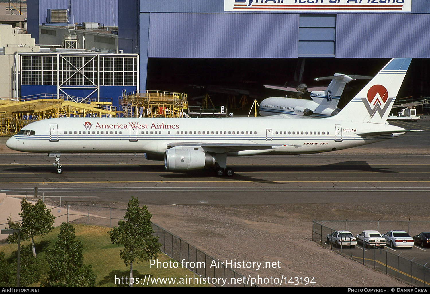 Aircraft Photo of N902AW | Boeing 757-2S7 | America West Airlines | AirHistory.net #143194