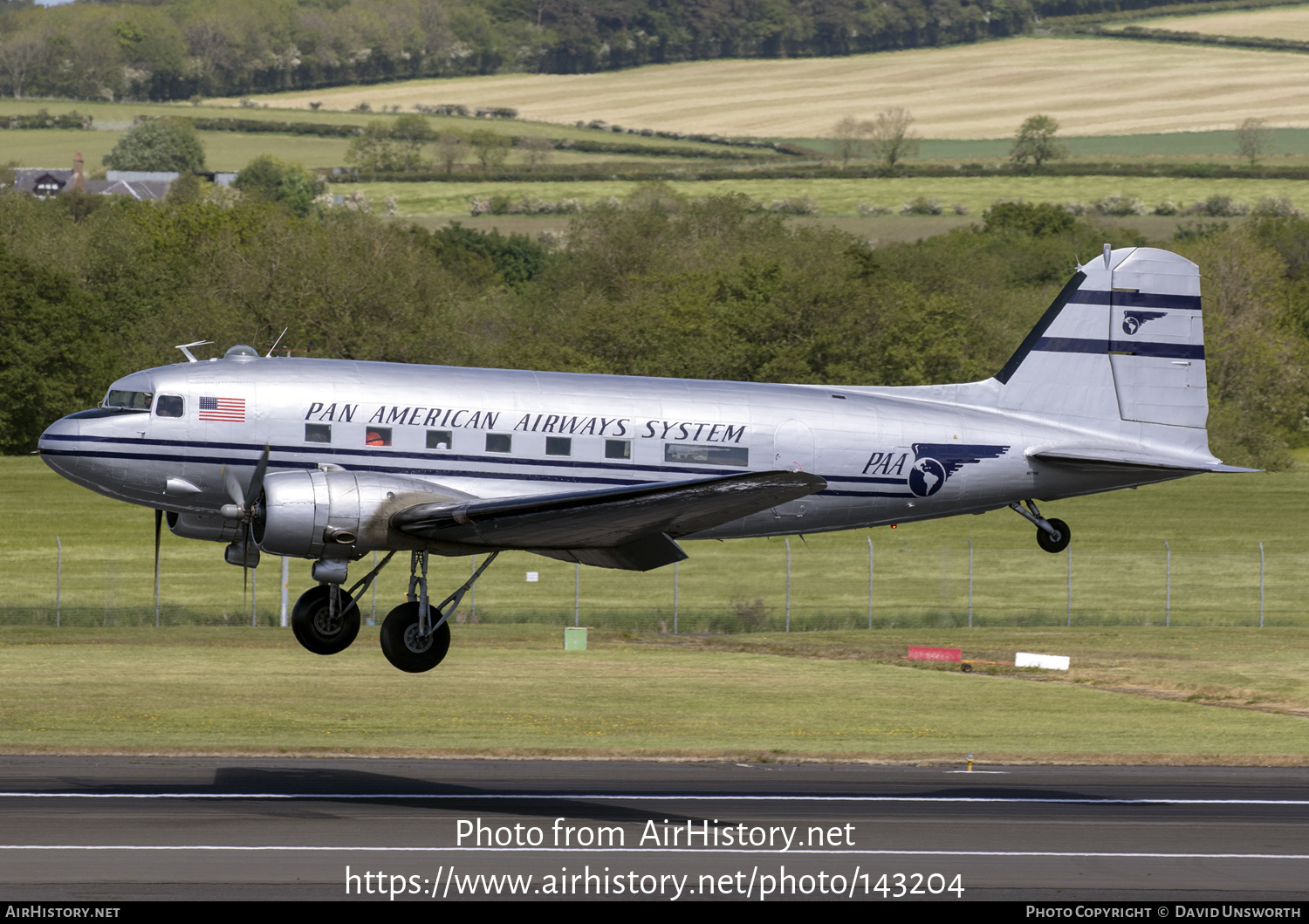 Aircraft Photo of N877MG | Douglas DC-3(C) | Pan American Airways ...