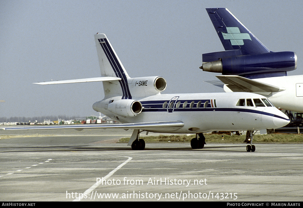 Aircraft Photo of I-SAME | Dassault Falcon 50 | AirHistory.net #143215