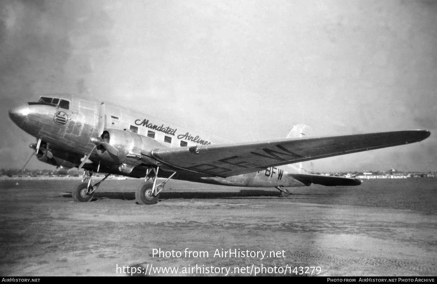 Aircraft Photo of VH-BFW | Douglas C-47A Skytrain | Mandated Airlines - MAL | AirHistory.net #143279