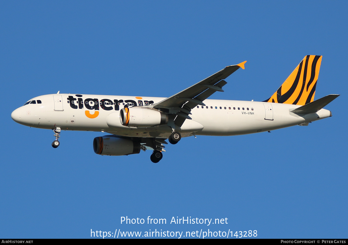 Aircraft Photo of VH-VNH | Airbus A320-232 | Tigerair | AirHistory.net #143288