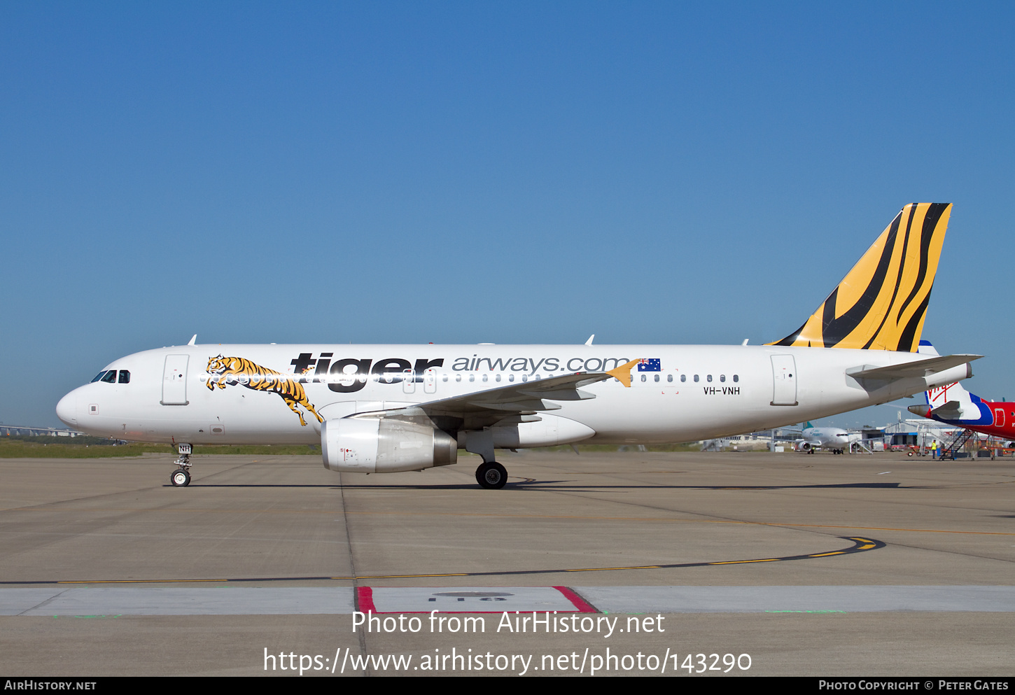 Aircraft Photo of VH-VNH | Airbus A320-232 | Tiger Airways | AirHistory.net #143290