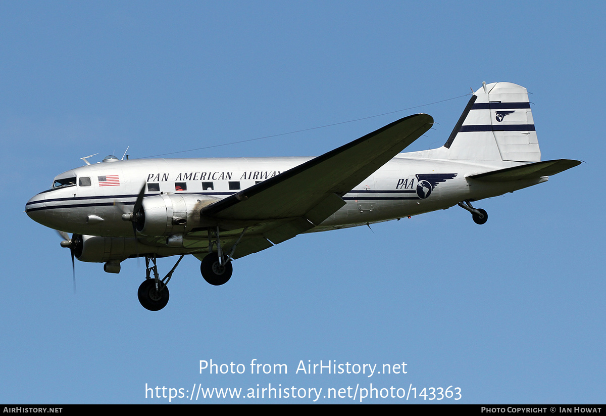 Aircraft Photo of N877MG | Douglas DC-3(C) | Pan American Airways System - PAA | AirHistory.net #143363