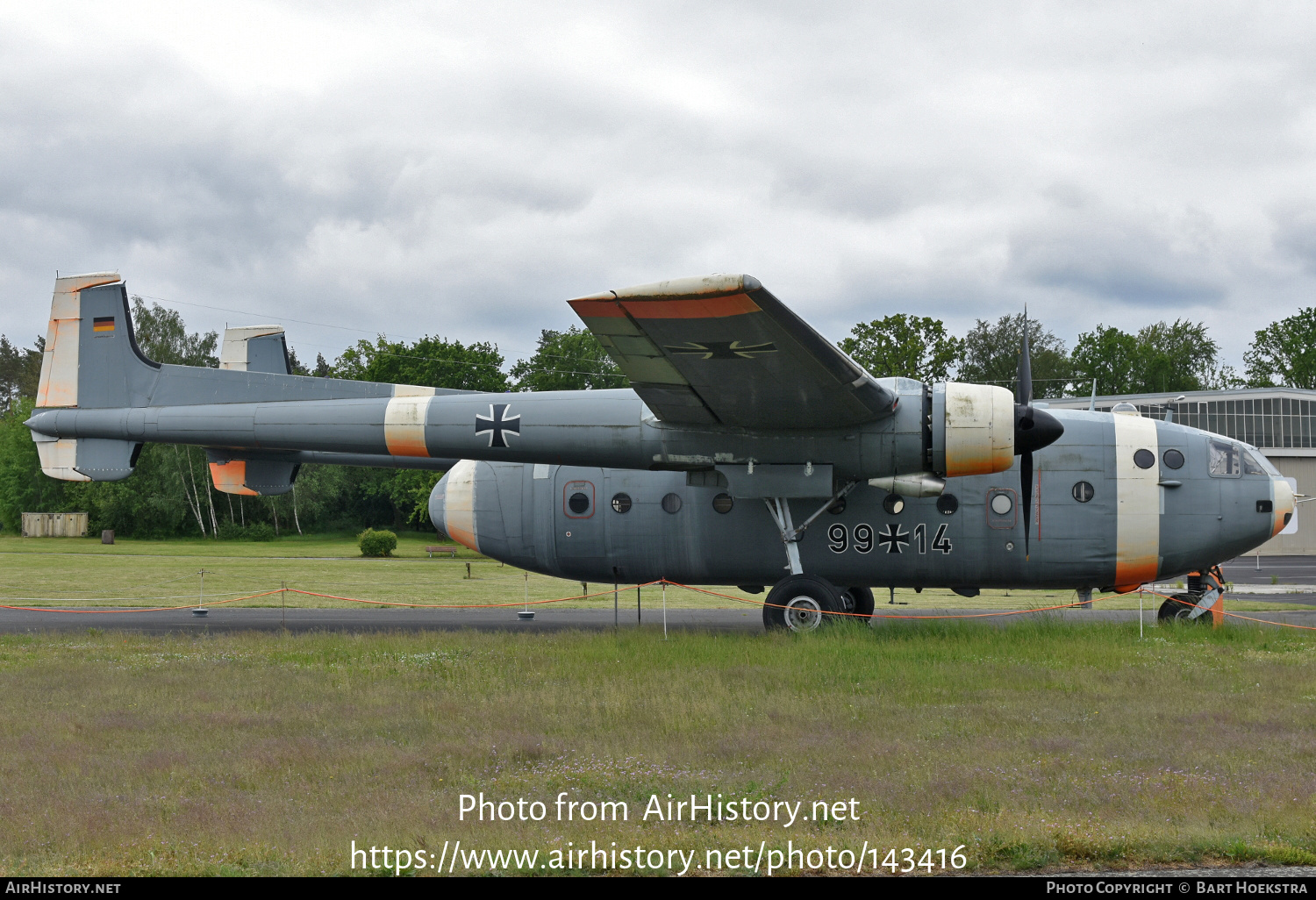 Aircraft Photo of 9914 | Nord 2501D Noratlas | Germany - Air Force | AirHistory.net #143416