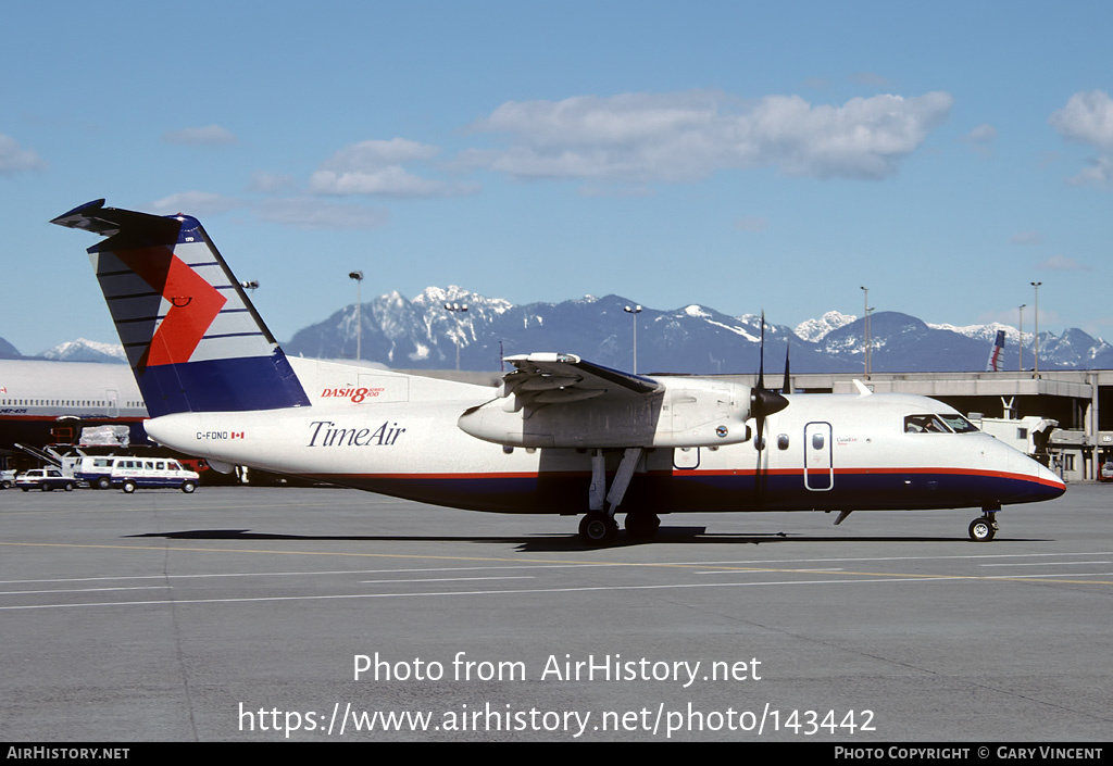 Aircraft Photo of C-FDND | De Havilland Canada DHC-8-102 Dash 8 | Time Air | AirHistory.net #143442