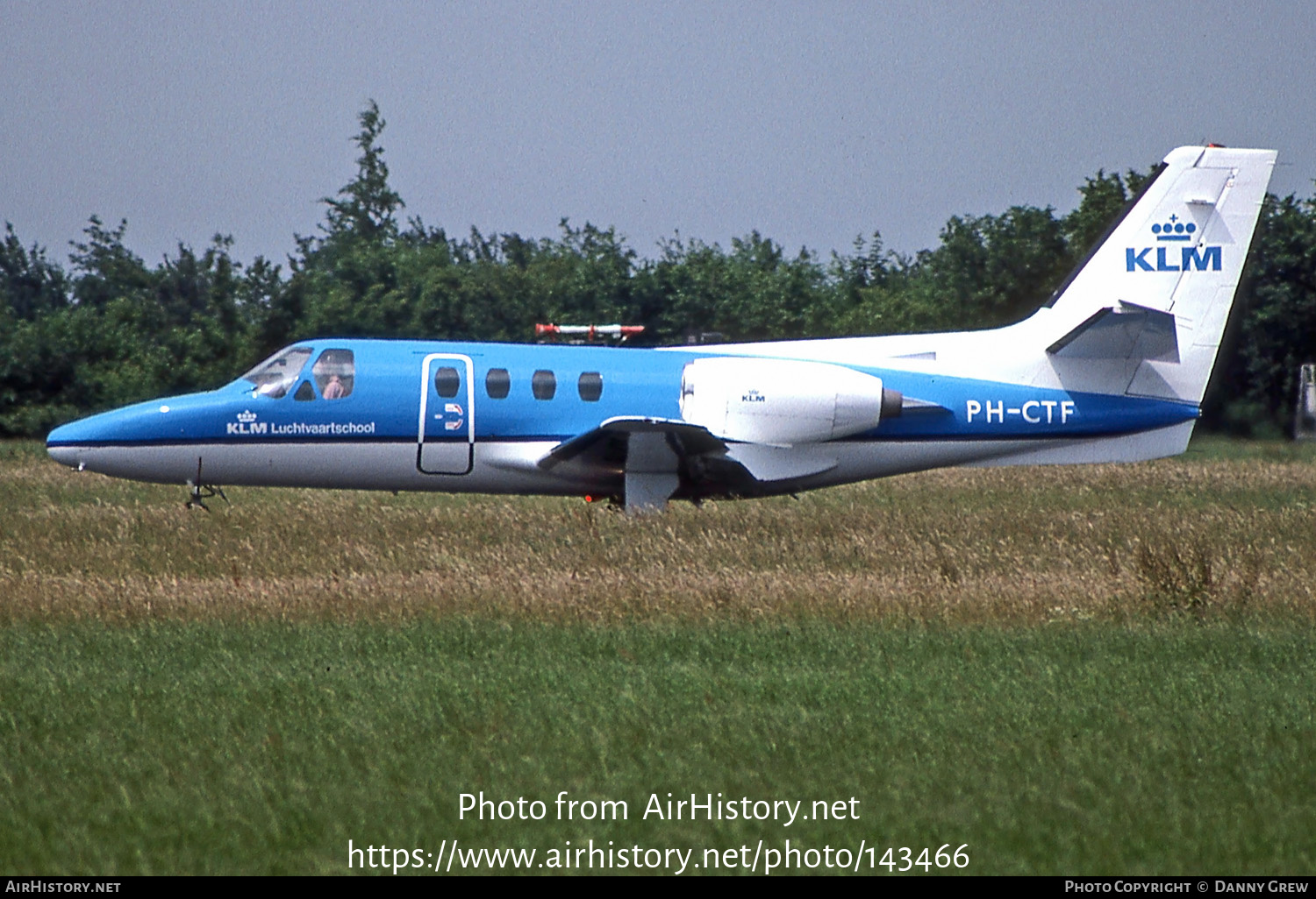 Aircraft Photo of PH-CTF | Cessna 500 Citation | KLM Luchtvaartschool | AirHistory.net #143466