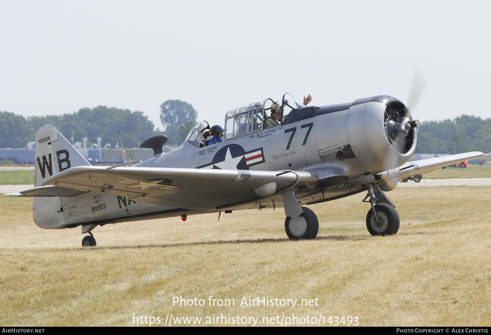 Aircraft Photo of N3931R / 84923 | North American SNJ-5 Texan | USA - Navy | AirHistory.net #143493