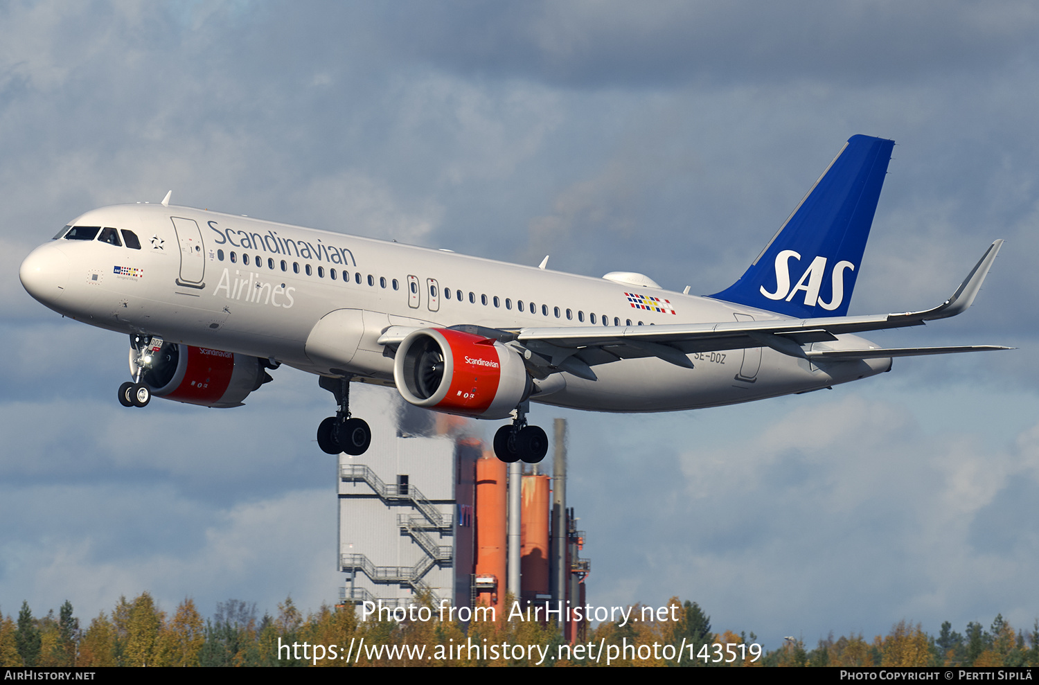 Aircraft Photo of SE-DOZ | Airbus A320-251N | Scandinavian Airlines - SAS | AirHistory.net #143519