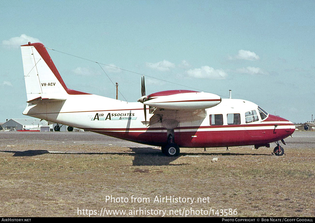 Aircraft Photo of VH-ACV | Piaggio P-166 | Air Associates | AirHistory.net #143586